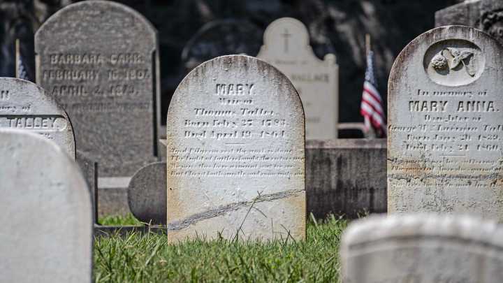 See the historic Newark Union Church and Cemetery in Brandywine Hundred