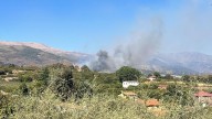 Desalojan el Monasterio de Yuste por la proximidad de las llamas de un incendio