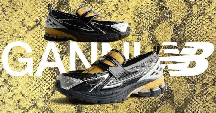 New Balance's new 'troafer' team-up with Ganni is the most Marmite autumn shoe launch