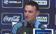 Video: las lágrimas de un periodista hicieron emocionar a Lionel Scaloni durante la conferencia de prensa