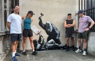 Obra de Banksy será eliminada del tribunal histórico en Londres