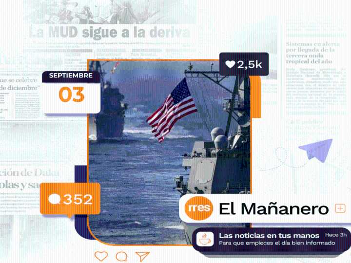 El Mañanero del 3 de septiembre: El ataque de EEUU a embarcación con droga en el Caribe