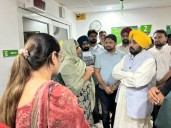 Punjabi artistes appeal to people to pray for singer Rajvir Jawanda’s recovery; CM Mann visits hospital