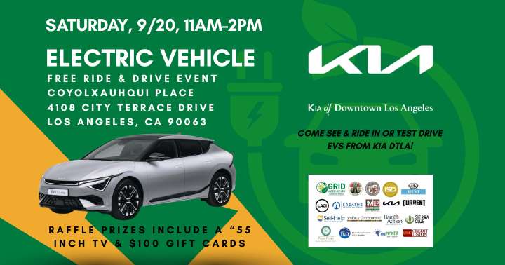 Free Electric Vehicle Event Today in East L.A.