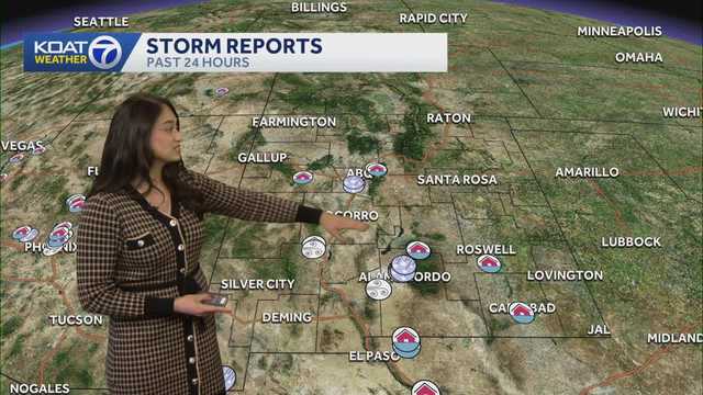 Limited storms amid calming trend for New Mexico