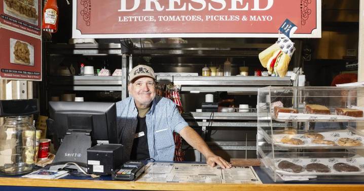 Behind the counter at Parkway, this mustachioed face has served up po