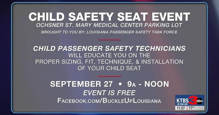 Keeping Kids Safe: Free car seat checks at St. Mary Medical Center