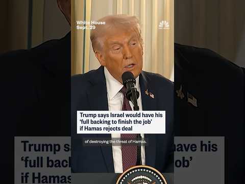 Trump says Israel would have his 'full backing to finish the job' if Hamas rejects deal