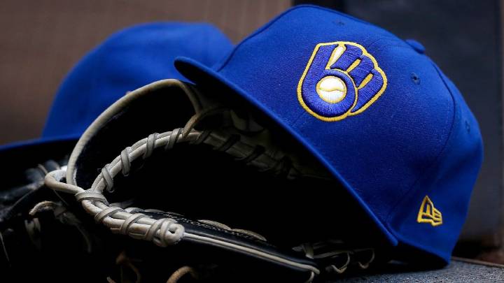 Brewers pitchers Jose Quintana, Trevor Megill throw to hitters