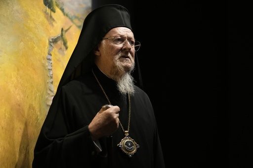 Eastern Orthodox leader is on a US visit to meet with Trump and receive award for environmental work