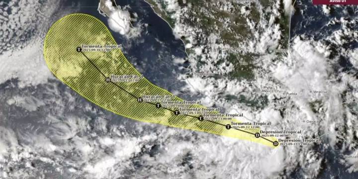 Advierte Protección Civil sobre evento de mar de fondo por depresión tropical Trece