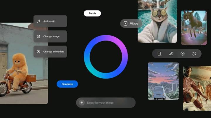 Meta revoluciona la creación de vídeos personalizados con Vibes, su nueva herramienta con IA