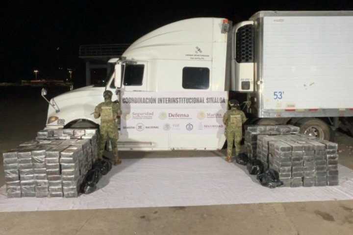 Aseguran 1.5 toneladas de metanfetamina en Mazatlán; golpe al crimen de 426 mdp