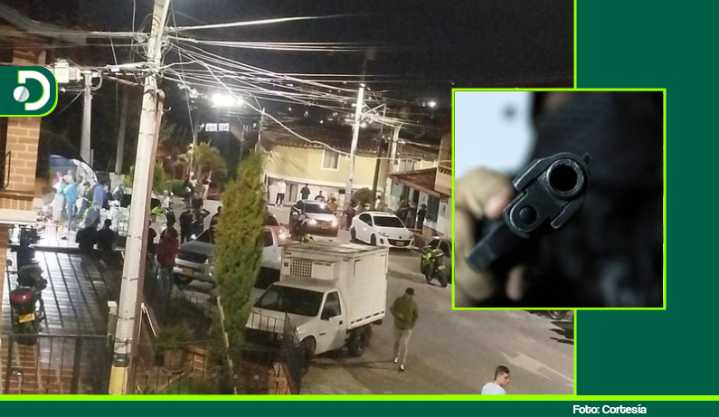 Atentado en barrio de Rionegro dejó un muerto; el ataque iba dirigido contra otro hombre que resultó herido