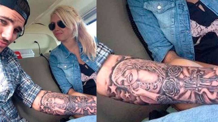 Mauro Icardi se borró los tatuajes de Wanda Nara: la transformación de su brazo