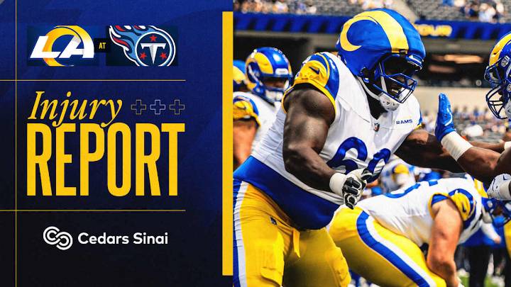 Rams Injury Report, Week 2 at Titans: Kevin Dotson good to go, Steve Avila and Colby Parkinson doubtful
