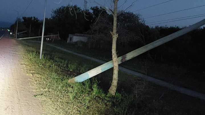 Fuertes ráfagas de viento provocaron cortes de energía en Los Altos y zonas cercanas