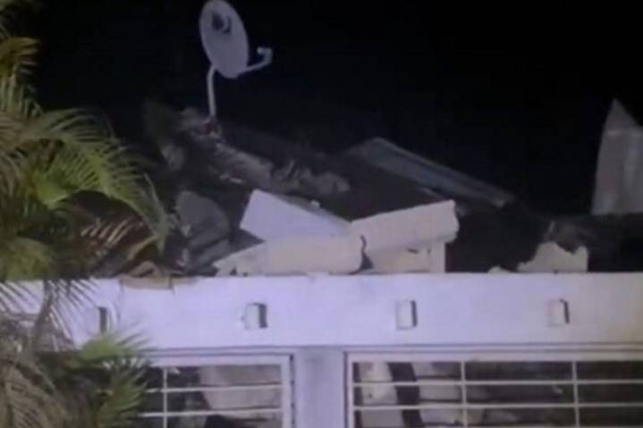 VIDEO | Colapsa vivienda en San Timoteo tras sismo de magnitud 6.0 en el Zulia #25Sep