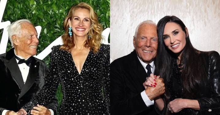 De Julia Roberts a Demi Moore: las celebridades que le dieron el último adiós a Giorgio Armani