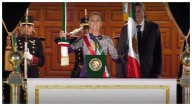 Sheinbaum evita apellidos de casada de la Corregidora y exalta a heroínas en su primer Grito de Independencia
