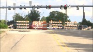 Part of Gourrier Avenue near River Road closed as road begins to cave in
