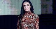 Demi Moore Is Quite Literally Dripping in Gold in High