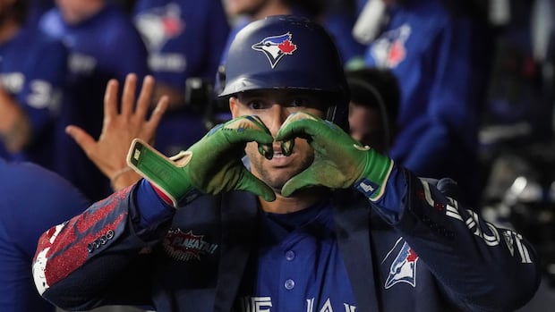 Varsho hits fifth career grand slam, Blue Jays beat Red Sox 6-1 to maintain share of AL East lead
