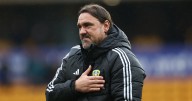Daniel Farke’s celebration to Leeds United board members in moments missed vs Wolves