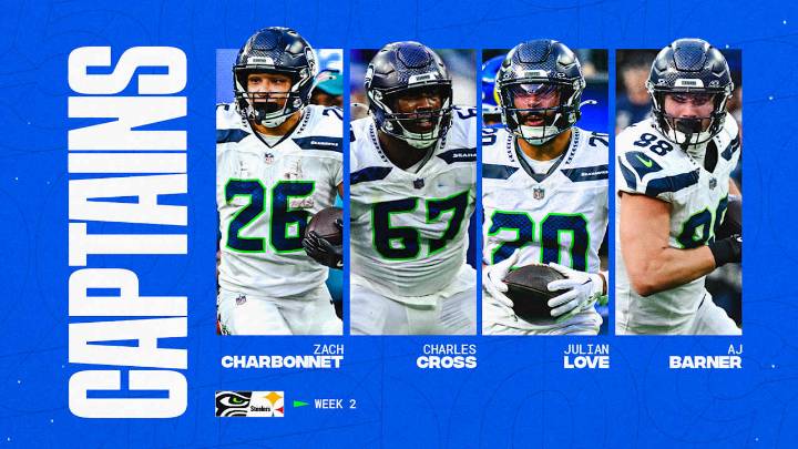 Seahawks Announce Week 2 Captains vs. The Steelers