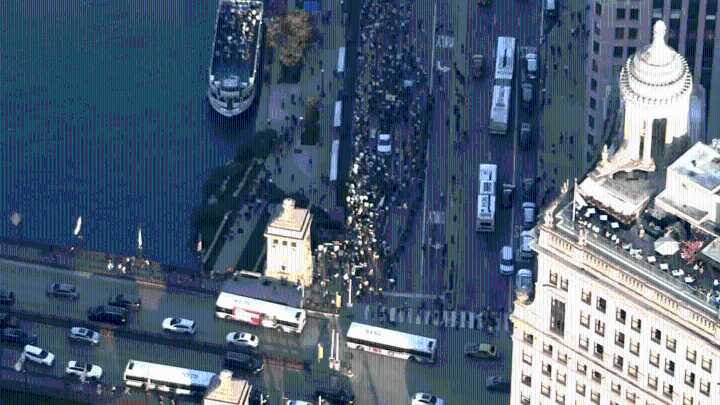 Anti-ICE protesters shut down portion of Wacker Drive in Chicago – NBC Chicago