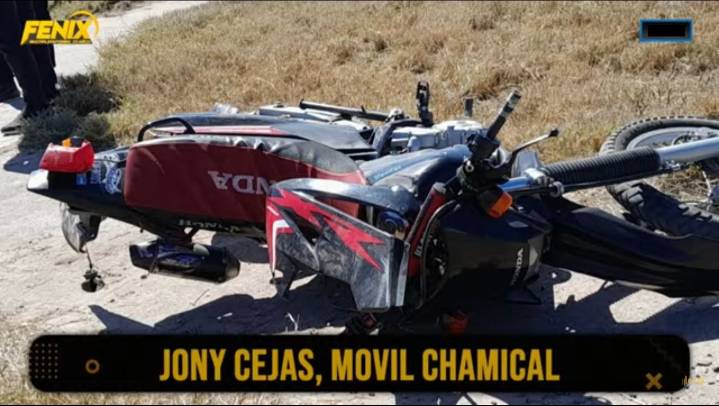 Chamical: Grave siniestro vial dejó a un joven con fractura de mandíbula