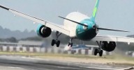 Multiple planes struggle to land at Heathrow Airport as strong winds batter UK