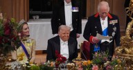 King Charles reacts with just two words to Donald Trump going 'off script'