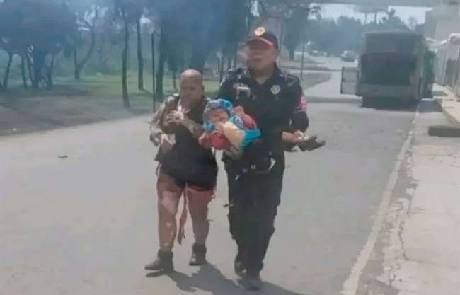 Confirman muerte de abuelita que protegió a su nieta de explosión
