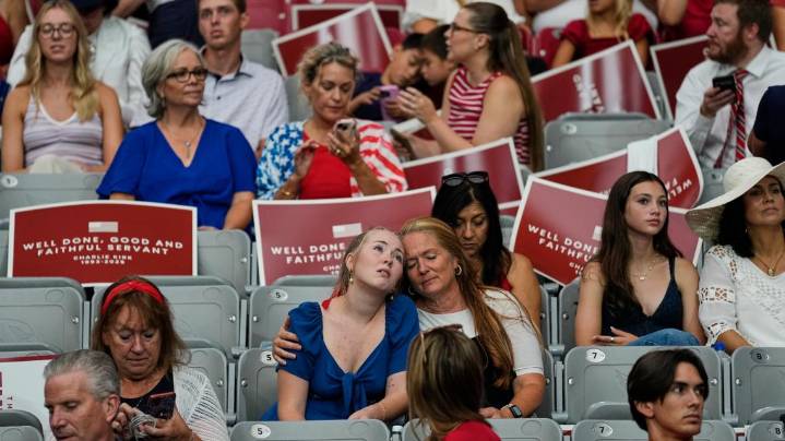 Tens of thousands expected to gather for Charlie Kirk memorial service in Arizona