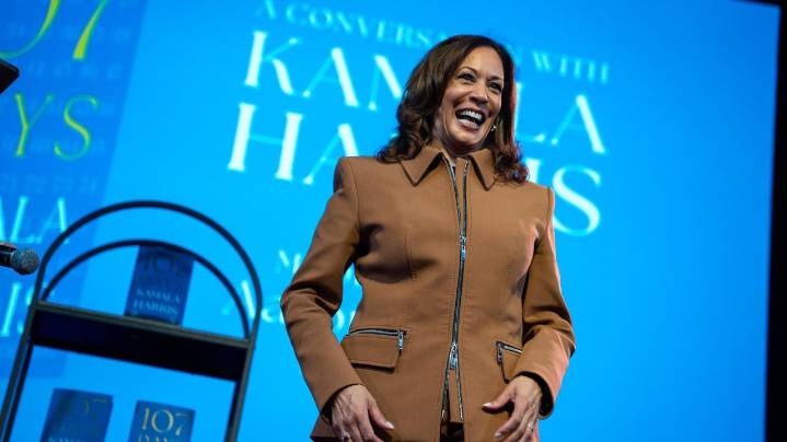 Harris faces protesters, condemns Israel's war in Gaza on first night of book tour