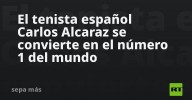 El tenista español Carlos Alcaraz se convierte en el número 1 del mundo