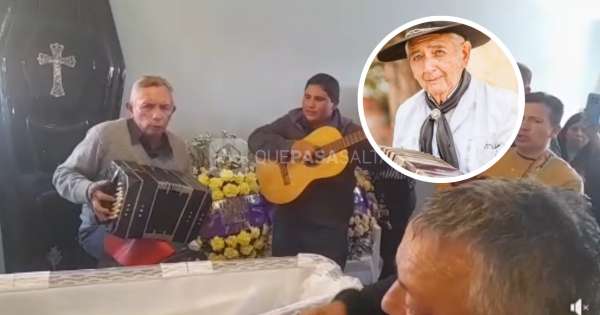 El último adiós a Herman Ceballos, el cantor más querido: guitarra, bandoneón y canto