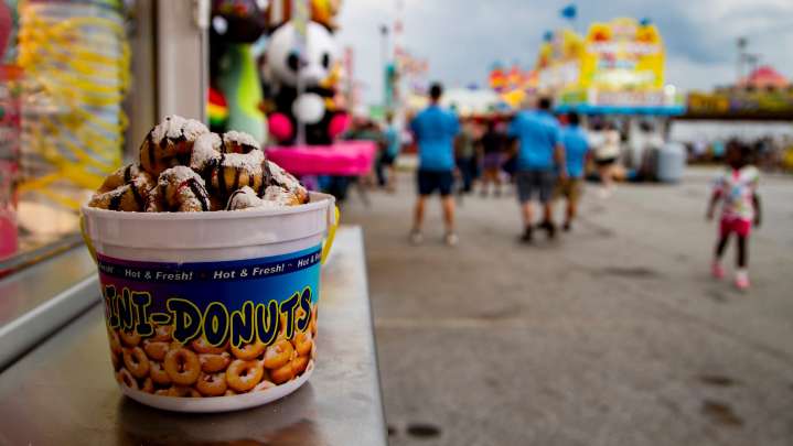 NC Mountain State Fair food to try: Fried sushi on…