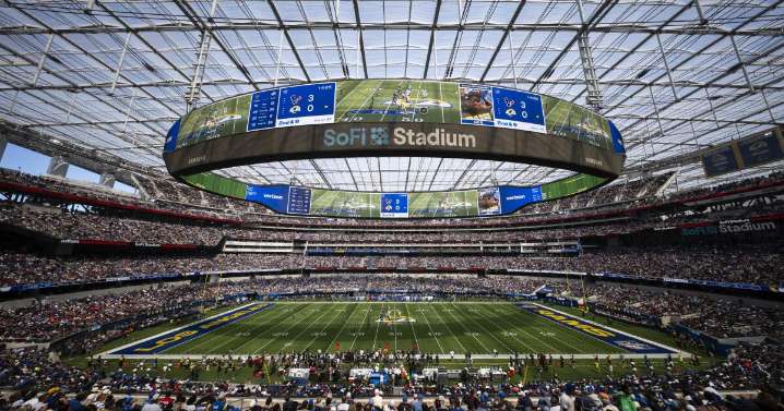 Female Texans fan is bloodied at Rams game during a fight in SoFi Stadium seats