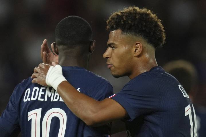 PSG complains to French soccer federation over Dembélé and Doué injuries with France
