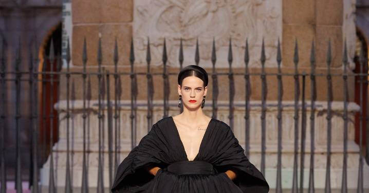 Carolina Herrera Charges Madrid's Plaza Mayor for Spring 2026