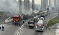 Explosión de pipa en Iztapalapa deja 57 heridos y 18 vehículos afectados: Brugada.
