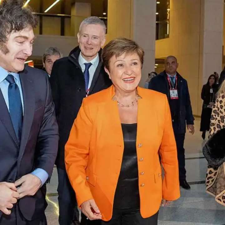 Javier Milei se reunirá hoy con la titular del FMI, Kristalina Georgieva
