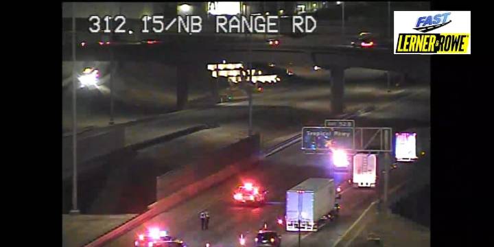 Crash closes all northbound lanes of I-15 in north Las Vegas Valley