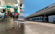 Baldosas del techo se desprenden en el Aeropuerto Internacional Francisco Secada Vignetta de Iquitos