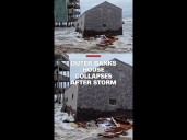 Outer Banks house collapses after storm