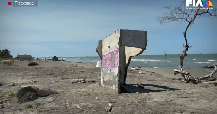 El mar se traga un pueblo en Tabasco: nace el primer caso de desplazados climáticos en México