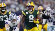 Josh Jacobs' second rushing TD gives Packers 27