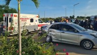 Muere Yuridia tras choque entre auto y patrulla afuera de estadio en Mazatlán